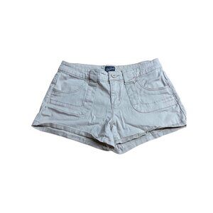 Be Bop Womens Casual Shorts Beige  Size 9  Cotton Blend  Pockets Classicore